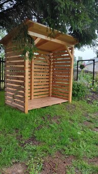 Dřevník nový na cca 4m3 naštípaného dřeva - 3