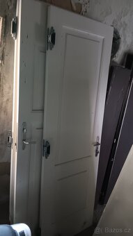 Vnitřní fazetové bílé dveře - 3