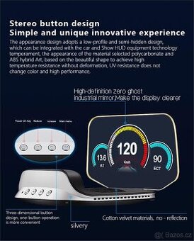 Head up Display OBD 2 + GPS - 3