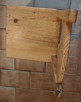 Dětská dřevěná židlička masiv - 3