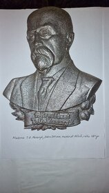 Stolní těžítka Lenin, Gottwald, plaketa T.G.Masaryk - 3
