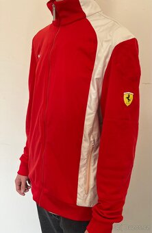 Ferrari Scuderia Puma Track bunda - červeno-bílá, velikost L - 3