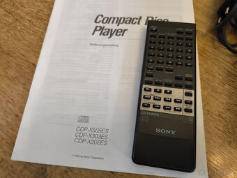 Sony CDP-X202ES Přehrávač CD disků (1993-94), orig.dálka,čti - 3