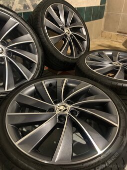 Alu kola Škoda R18 5X112 LETNÍ PNEU 225/40 R18 TURBINE - 3