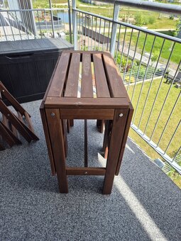 Dřevěný zahradní nábytek Ikea - 3