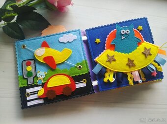 Quiet book. Dárek pro kluka. Hračka pro děti - 3