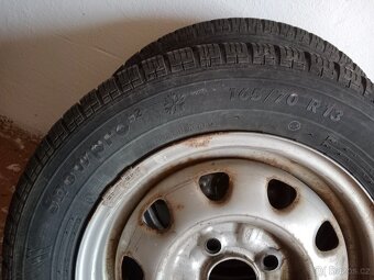 Zimní pneu na disku 165/70 R 13 - 3
