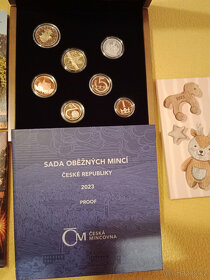 KOMPLETNÍ SADA OBĚŽNÝCH MINCÍ ČR 2023 V KVALITĚ BU+PROOF - 3