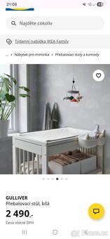 Gulliver přebalovací pult IKEA - 3