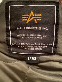 Panska zimní bunda alpha industries nová L - 3