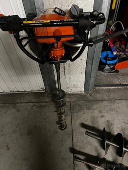 Stihl půdní vrták+ 90 150 200mm vrtáky+vrtací hlava 2x prodl - 3