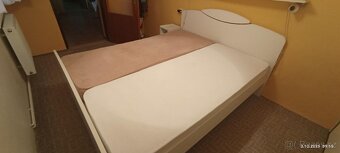 postel 160x200 s roštem + matrace - 3