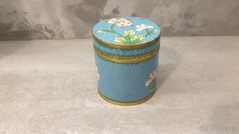 Tabáková dóza - cloisonné - 3