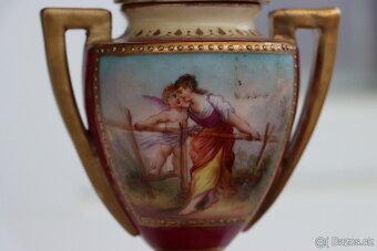 Starožitná porcelánová amfora Alt Wien - 3