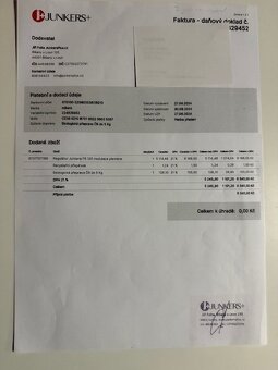 Prodám regulátor-termostat BOSCH(Junkers) FR 120 - 3