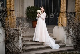 Luxusní svatební šaty M/L - 3