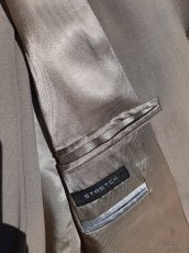 Komplet oblek sako+kalhoty - barva khaki - 3