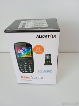 Mobilní tlačítkový telefon ALIGATOR model A690 Senior - 3