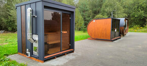 Venkovní finská panoramatická sauna Diamant - 3