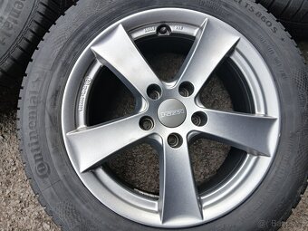 Prodám sadu ALU kol Dezent205/60R16 zimní - 3