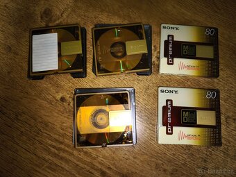 5 ks Minidisk minidisc SONY Premium 80 min.,čti popis - 3