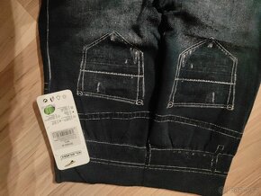 Elastické kalhoty styl otrhané jeans - 3