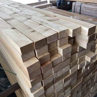 Sibiřský modřínový trám 50x70 čtvercový dřevěný trám - 3