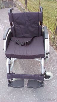 INVALIDNÍ VOZÍK-45 cm -ZADNÍ BRZDY-ZASÍLÁM PO ČR - - 3