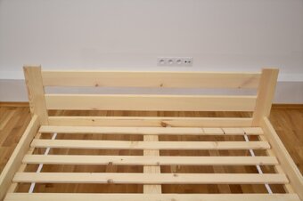 NOVÉ DŘEVĚNÉ BOROVICOVÉ POSTELE - RŮZNÉ ROZMĚRY - 3