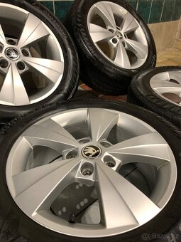Alu kola Škoda R16 5X112 ZIMNÍ PNEU 205/55 R16 VELORUM - 3