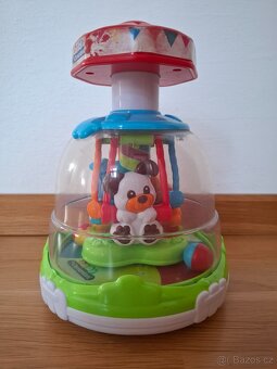 Prodám dětské hračky. Točící se kolotoč a jezdící housenka. - 3