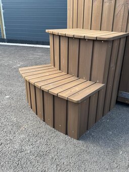 Koupací sud kulatý Pearl 225cm s hydromasážním systémem - 3