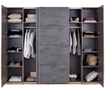 Manželská postel + šatní skříň - 3