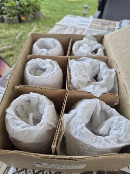 RETRO SKLENIČKY NA BRANDY 6X, MORAVSKÉ SKLÁRNY KVĚTNÁ - 3