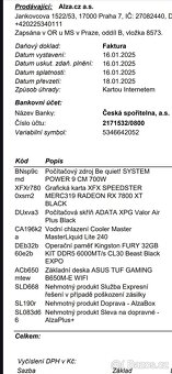 Herni grafická karta AMD FX 7800 XT 16GB XFX - 3