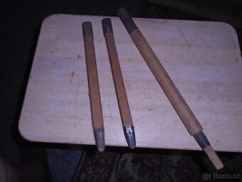 Německé vojenské, stanové kolíky a tyč Wehrmacht WH - 3