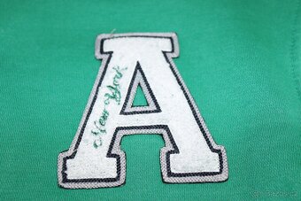 Zeleno-bílá College mikina ZARA vel. 152 - 3