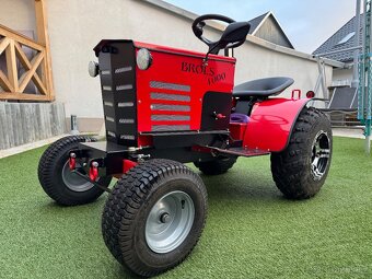 Sněžný elektrický traktůrek BROLS 1000 + el.radlice TOP STAV - 3