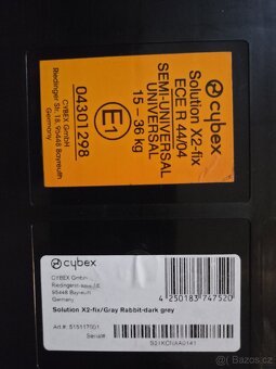 Autosedačka Cybex x2 fix - 3