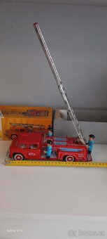 Staré plechové Hasičské auto - 3