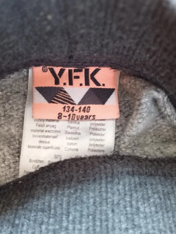 Šedé tepláky vel. 134/140 - 3