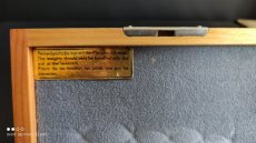 Zlatnické závaží v dřevěné krabici - bývalá NDR - 3