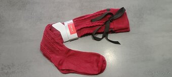 Valentýnské dámské nadkolenky-nové, vel. 37-41 - 3