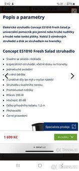 Elektrické struhadlo Concept - 3
