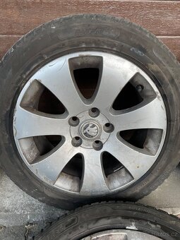 ALU kola r16 5x112 205/55 r16 zimní pneu - 3