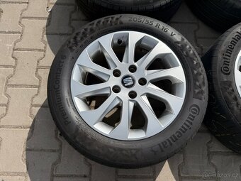 4x al kola 5x112 16 + pneu letní 205/55 R16 - 3