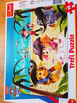 2 NOVÉ Puzzle Tlapkové patroly po 15 dílcích / dohromady/ - 3