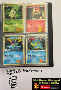Kusové karty TCG Pokémon STARÉ PŘES 15LET (ORIGINÁL) - 3