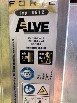 Žebřík 3x12 Alve Forte 8612 - 3
