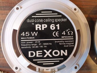 Podhledové reproduktory Dexon RP 61 (45W) - 2ks - 3